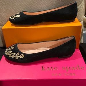 KATE Spade FLATS - YES PLEASE